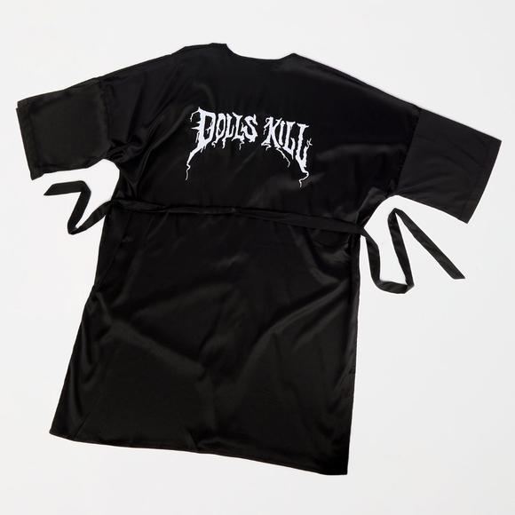 Dolls Kill Logo Current Mood Crew Zip Up Hoodie Robe Mega Tote Hat Merch S - Picture 14 of 14